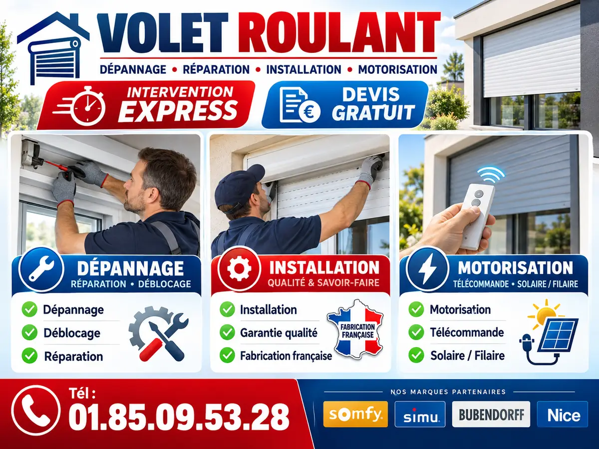 Réparation Volet Roulant Île-de-France Réparation Volet Roulant Île-de-France